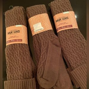 MUK LUKS Chunky Knit Over The Knee Sock